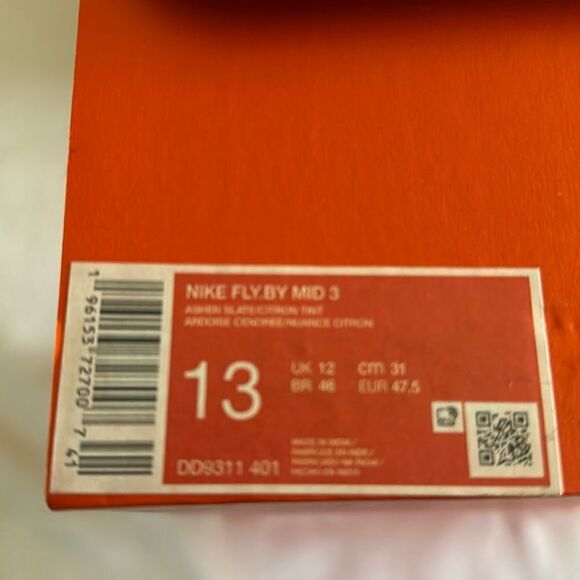 Nike Basketball Shoes Mens 13 Gray - Picture 6 of 6